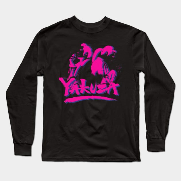 Neon Yakuza Long Sleeve T-Shirt by YakuzaFan